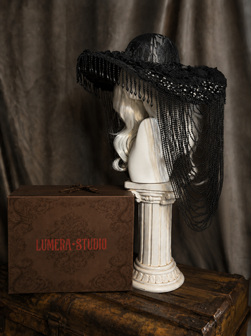 Black Pearl Dark Gothic Hat