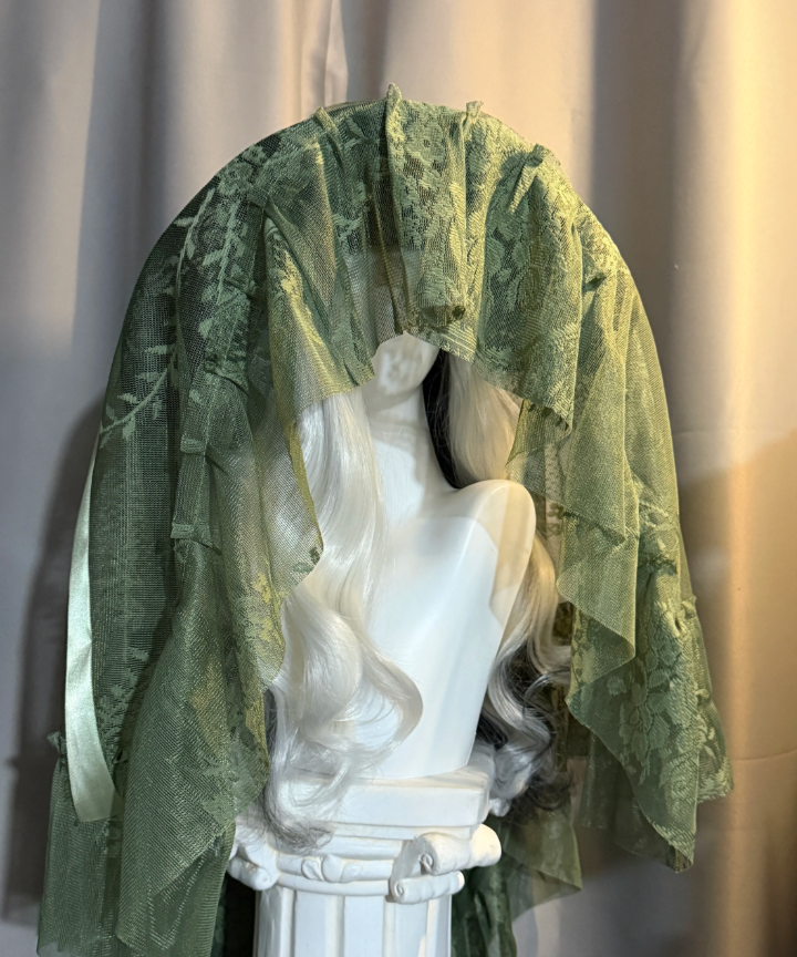 Victorian Lace Gothic Lolita Veil Hat